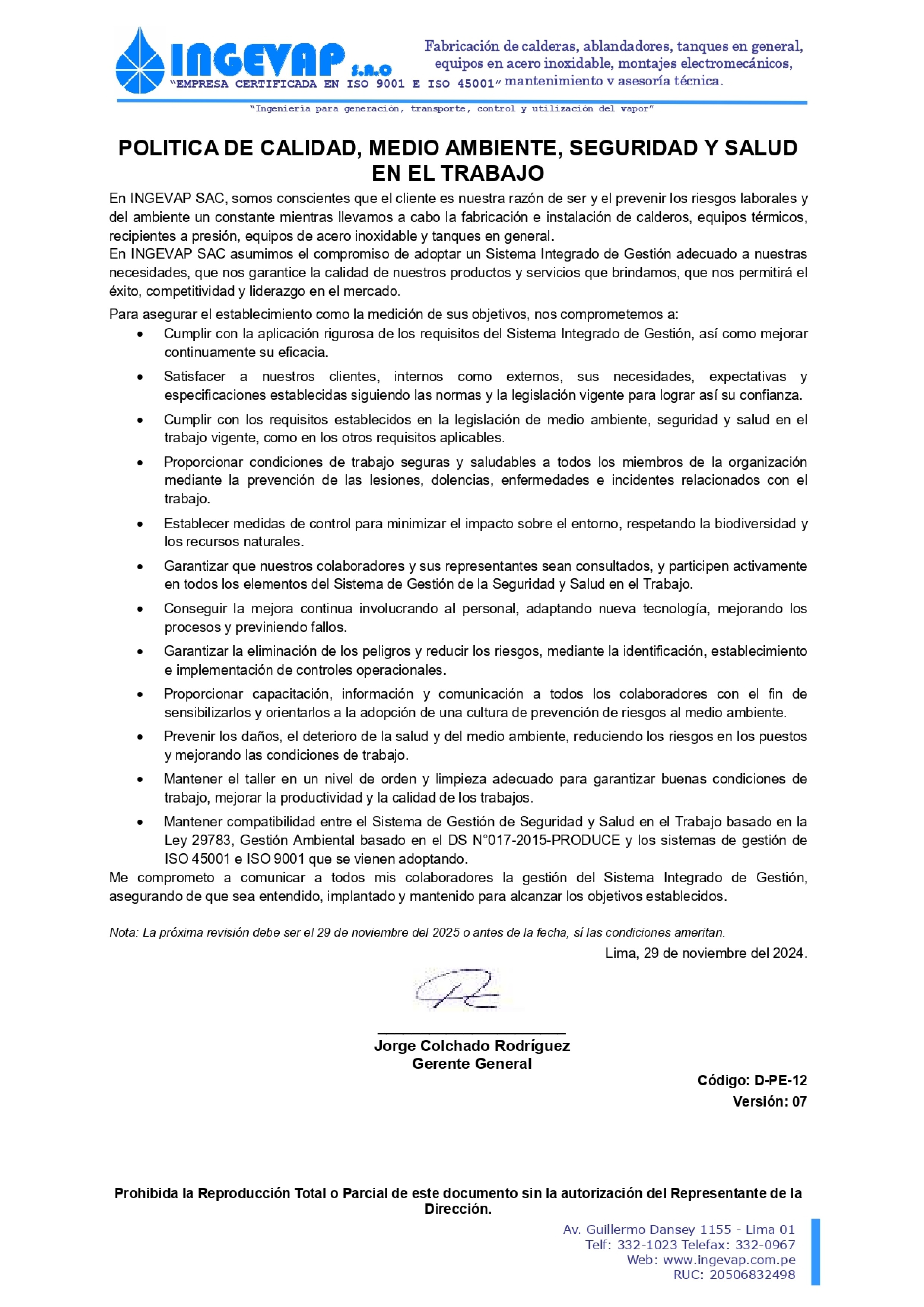Politicas